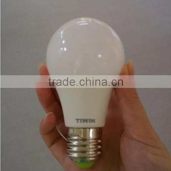 TIWIN 5700k cool white daylight LED E27 Bulb 7W lamp with TUV GS CE ROHS CERTIFICATE LED