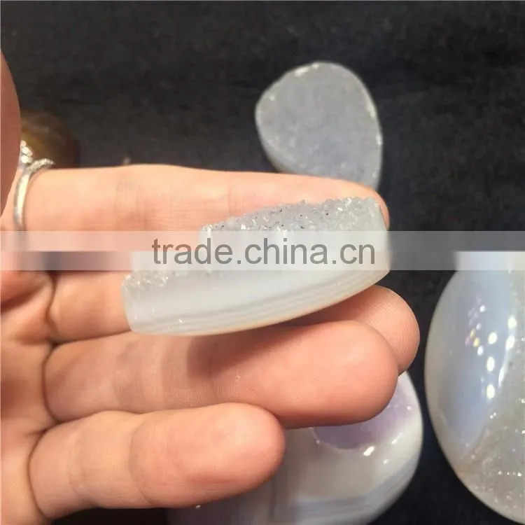 Natural Agate Geode Slices Wholesale Crystal Heart Stone