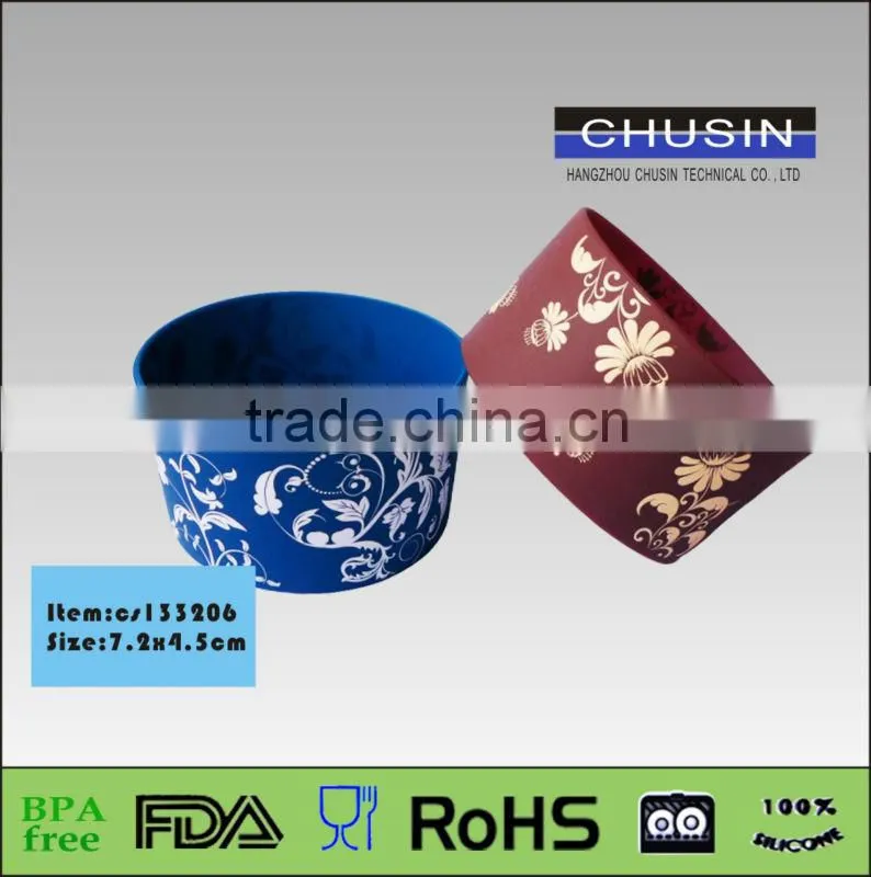 Silicone Sleeve For Cup Silicone cup sleeve