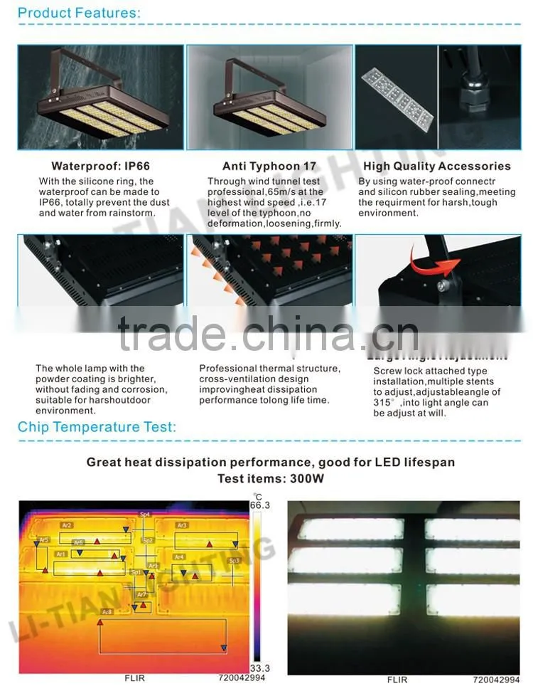 100w 150w 200w 300w 350w 400w new IP65 waterproof outdoor 120w LED tunnel light/led flood light