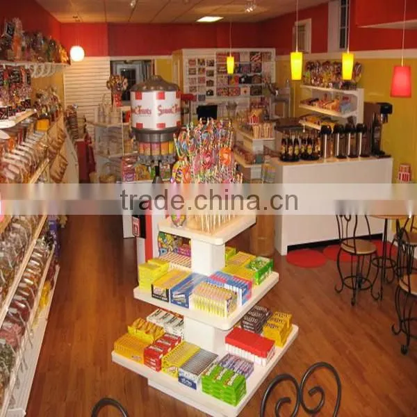 3 tiers cub wooden lollipop display stand