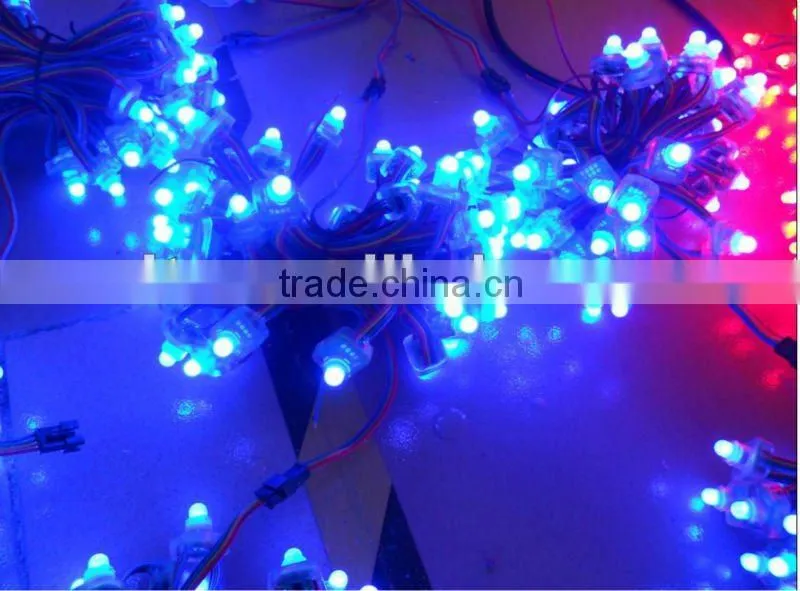 LED pixel module;WS2801 IC;IP68;DC5V;50pcs a string;13mm*13mm