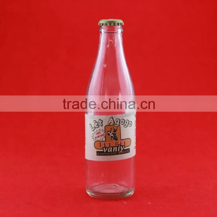 2016 new design juice glass bottle square glass bottle white liquid bottle