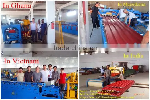 Cold Roll Forming Rain Gutter Machine
