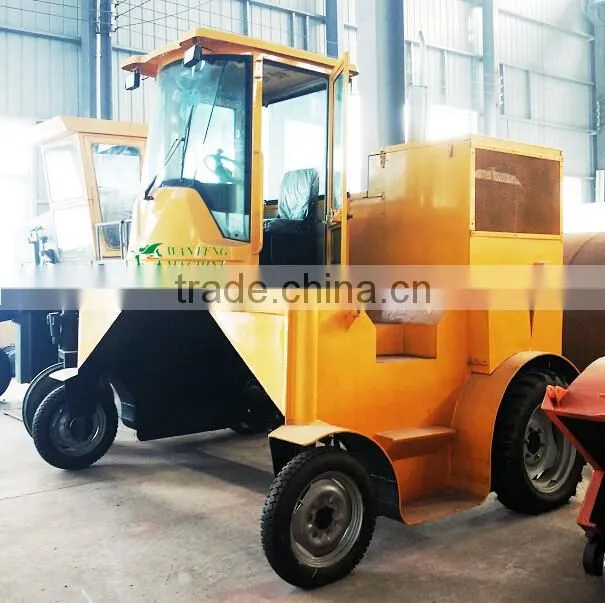 Self-propelled organic fertilizer turning machine
