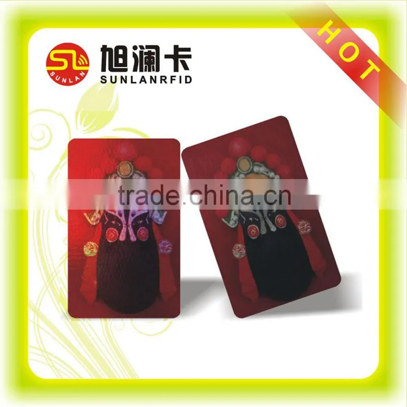 Silkscreen Printing RFID Smart Clamshell Low Cost Card Customized Color