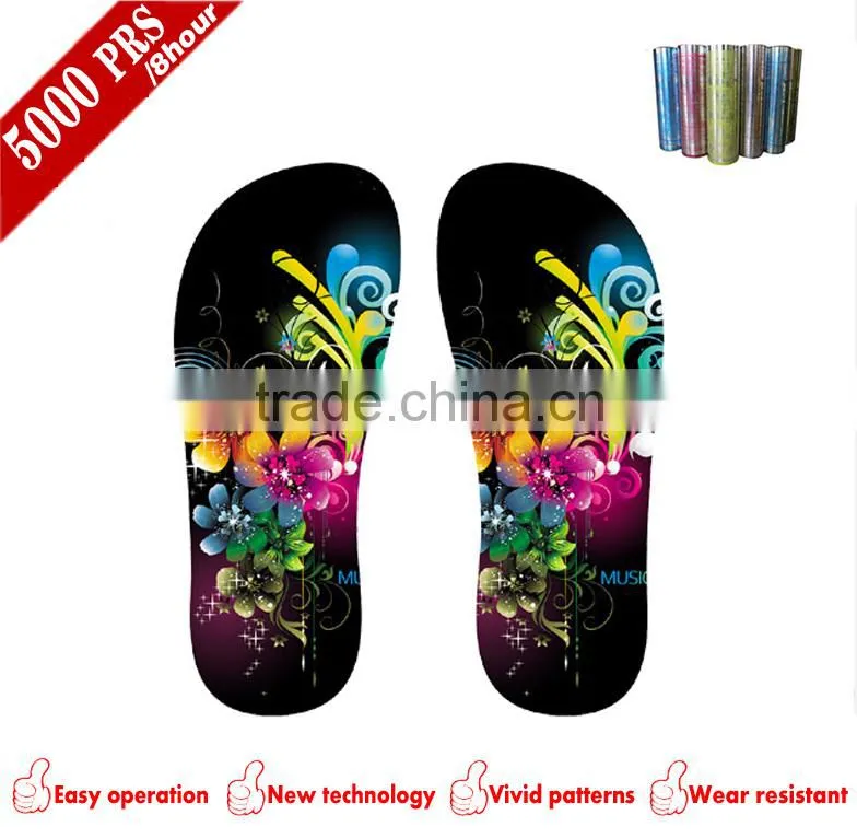 Flowers designs soles hot transfer printing film