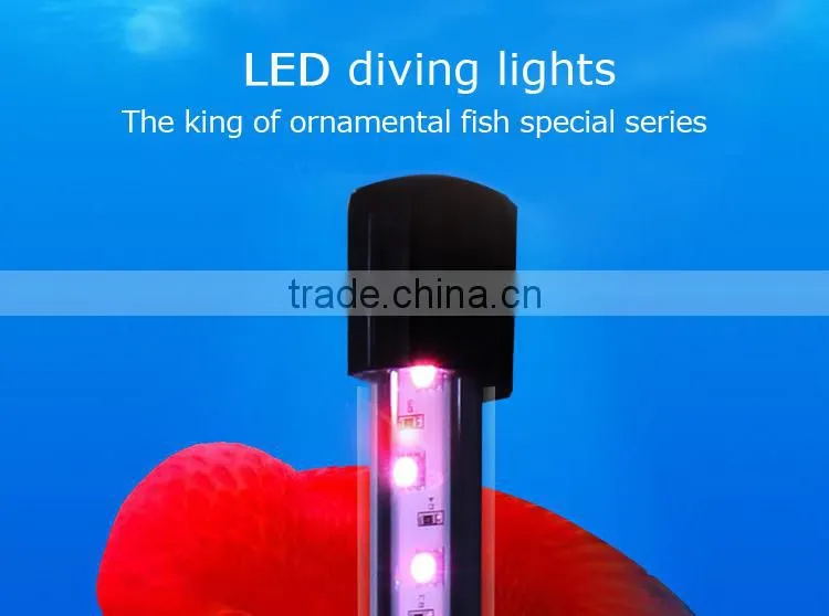 Arowana LED aquarium lights with colourful lights