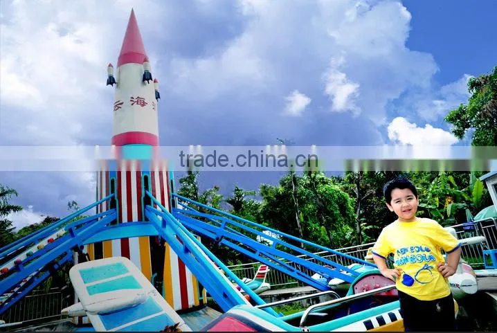 New Design Amusement Parks Kiddie Rides Aircraft Self Control Plane Rides