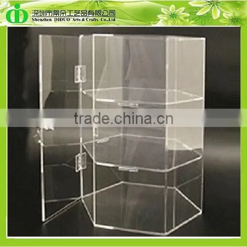 DDC-C048 Trade Assurance Rotating Mirror Jewelry Cabinet