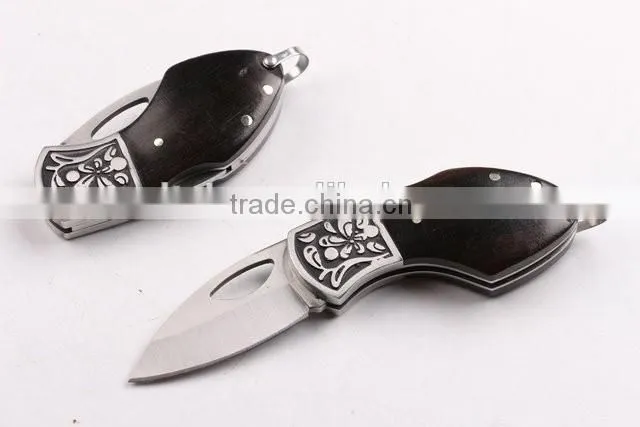OEM 440 blade material copper handle small pocket gift knife