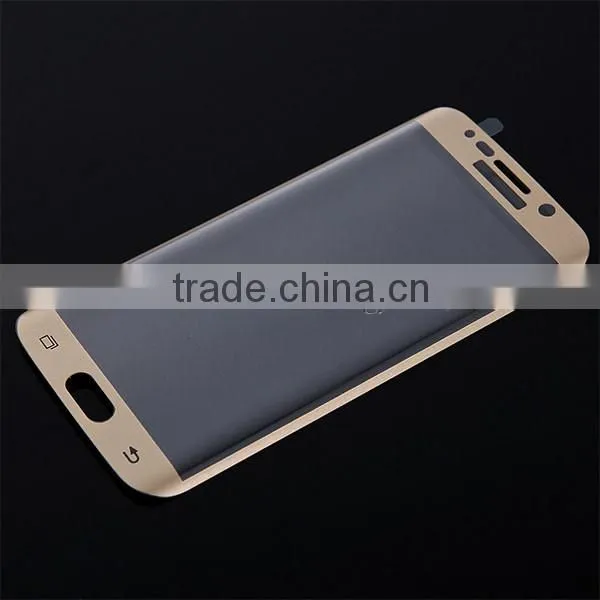 Gold 3D Curved Screen protector S6 Edge Plus Tempered Glass 9H