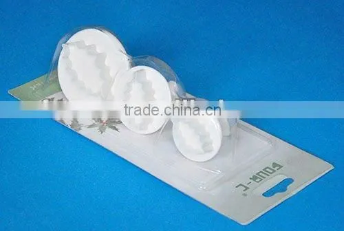 Holly leaf cake decorating plunger cutters, sugarcraft plunger cutters-Christmas gifts