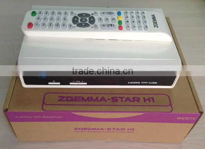 Enigma2 Zgemma Star H1 HD satellite tv receiver Linux OS Zgemma Star H1 with internet connection
