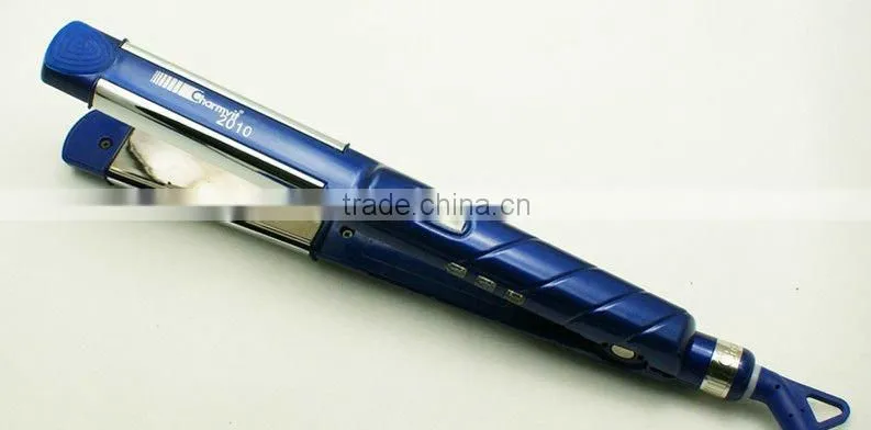 professional LED multifunctional titanium hair salon straightener B030
