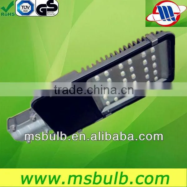 manufacturer direct offer 1*50w/80w LED streetlights 7200lm die-casting aluminum&toughened glass