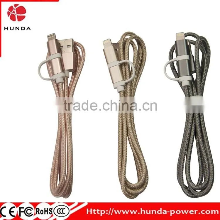 High speed 8 Pin MFI certified USB charging and data transfer cable