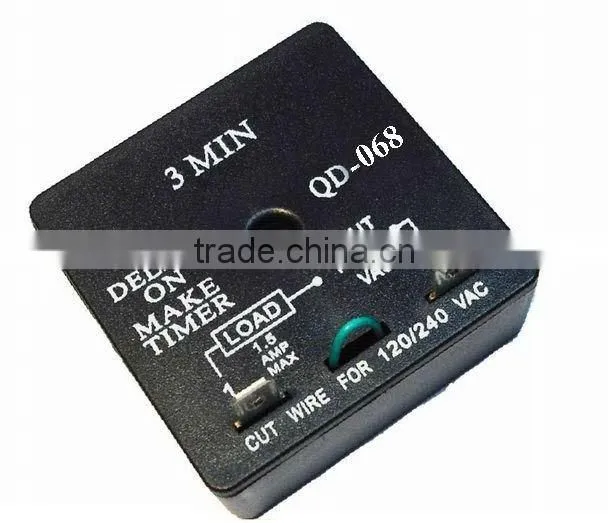 QD100/101/068 time delay on make ( 3 or 5 minutes fixed, .03-10 minutes adjustable)