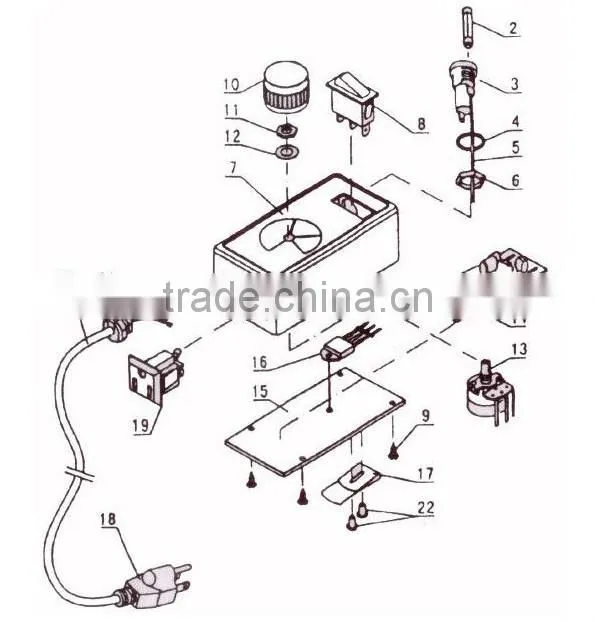 CE / FCC Certificates Electric Power Tool / Variable Rotary Fan Speed Controller