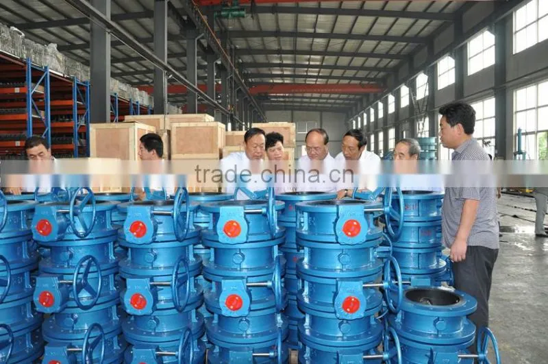 Rubber seat flange handles Wafer Butterfly Valve