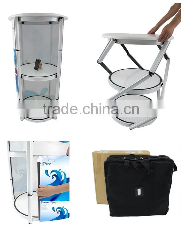 Circle Folding Poles Promotion Table