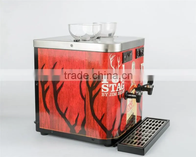 900mlx2 liquor down to -8C Vodka tap machine double tank Liquor Chiller