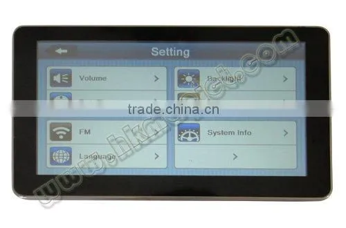 7 inch gps navigator car tracker