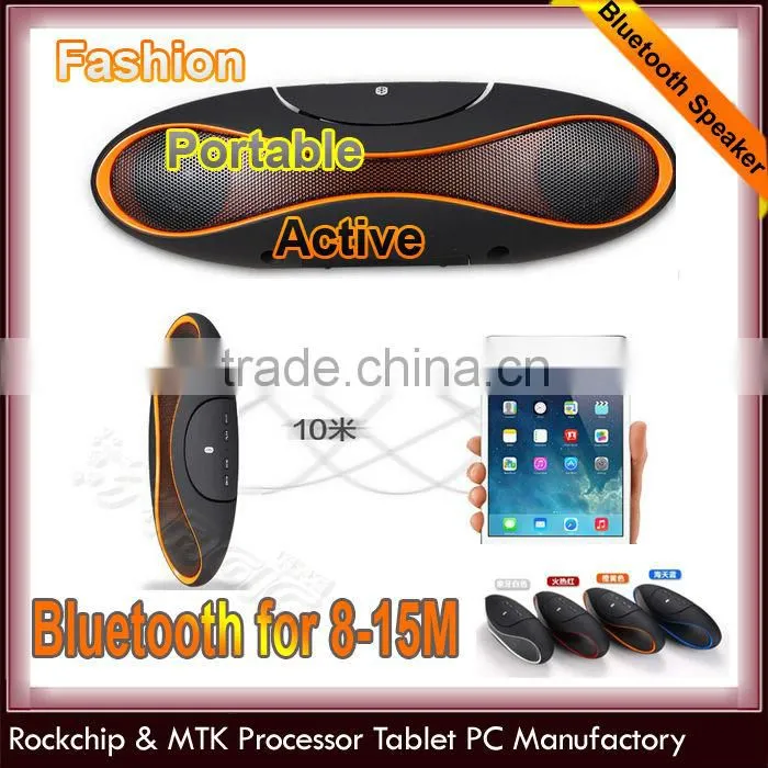 QFX TF/AUX/USB/FM portable Bluetooth Speaker Built-in Microphone with rechargeable lithium battery