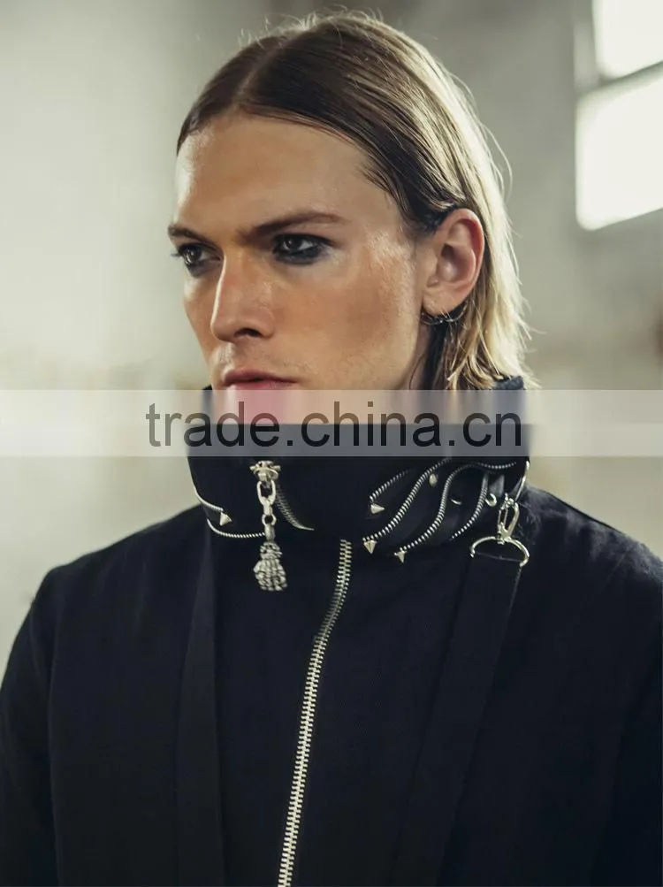 Devil fashion 2015 punk long coat in winter CT009