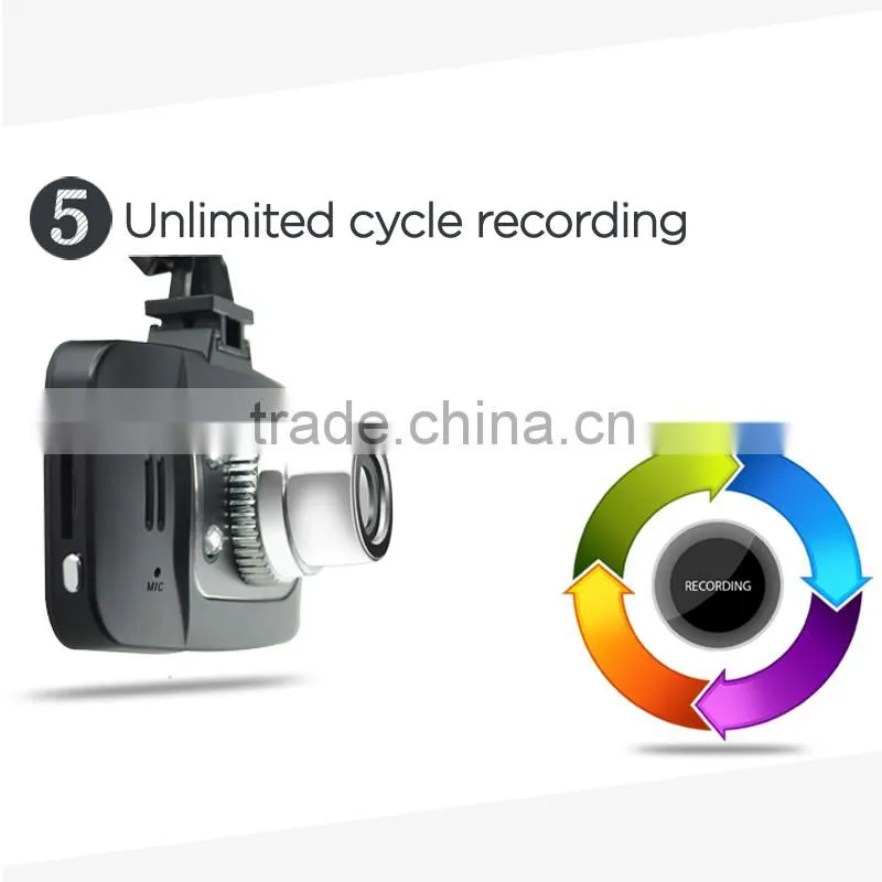 2015 Newest sale 1080p full hd 2.7'LTPS G-sensor function gs8000 car camera DVR