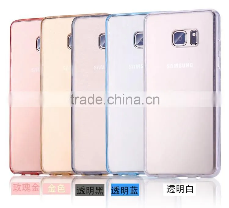 Soft TPU Transparent Case for Samung Note 7 360 Full Body Protective Cover Cases Front Touch Screen Back Cover