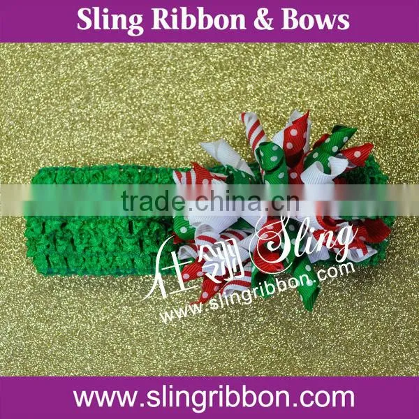 Handmade Christmas Elastic Baby Headband