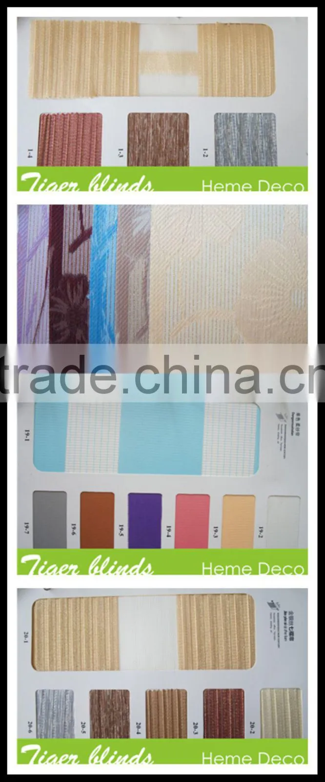 guangzhou motorized remote control zebra blinds