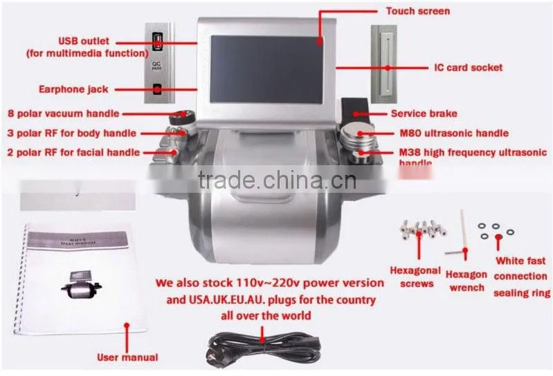 2013-2017 Amazing portable cavitacion equipment ( Promise with our quality, 1-4cm size loss per time!!!)