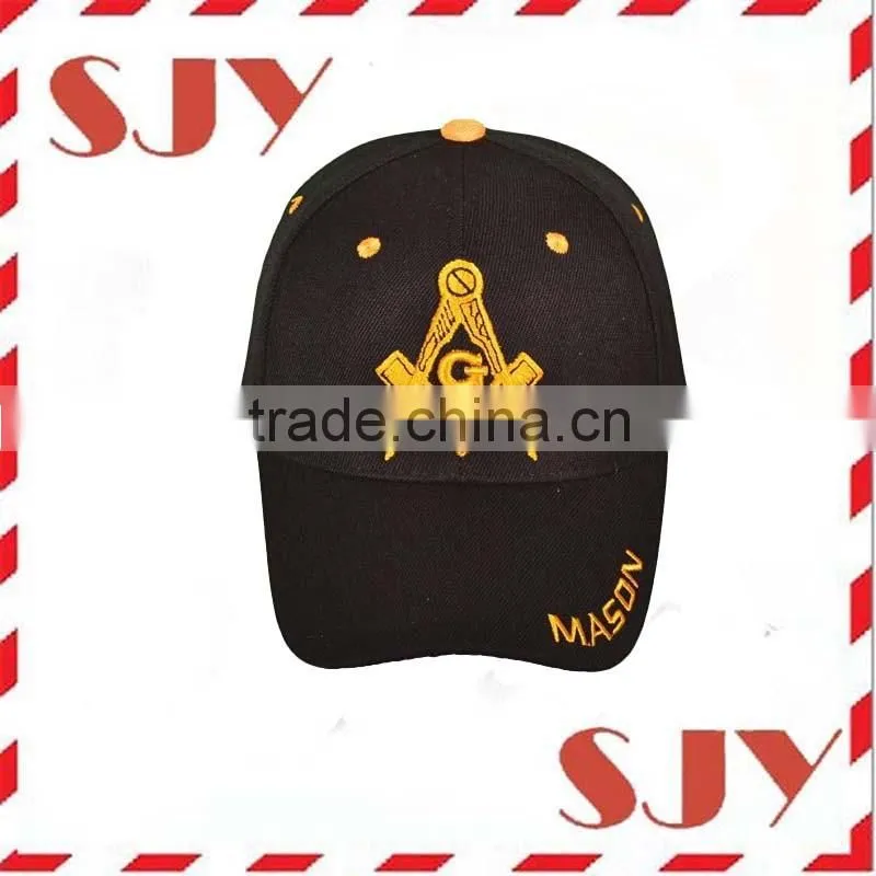 6 Panel Adjustable 3D Embroidery Baseball Cap