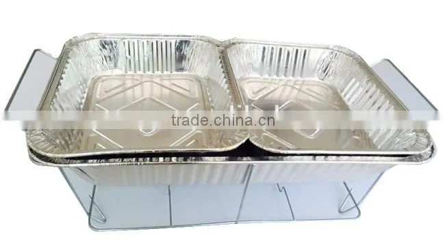 Buffet Chafer Food Warmer Wire Frame Hold Foil Pans For Dispoable Chafing Dishes