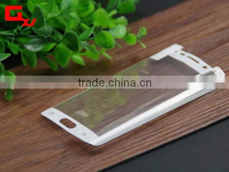 Hot sale PET screen guard anti-explosion curved edge screen protector for Samsung s6 edge