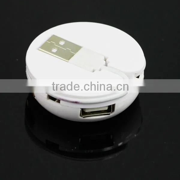 novelty high speed hamburger round shaped 2.0 version 4 port USB Hub