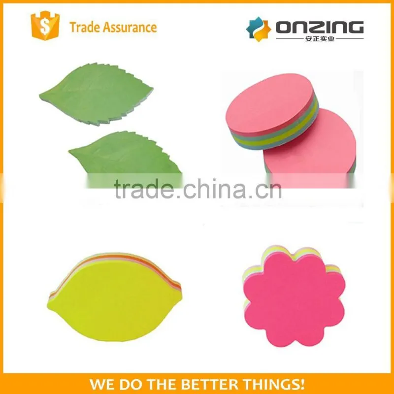 100 pages leaf shaped sticky notes for note taking