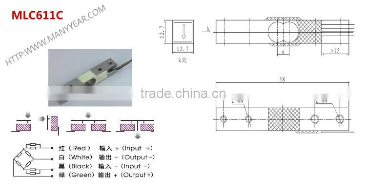 kitchen scale sensor ,fish scale sensor, micro fore test equipment