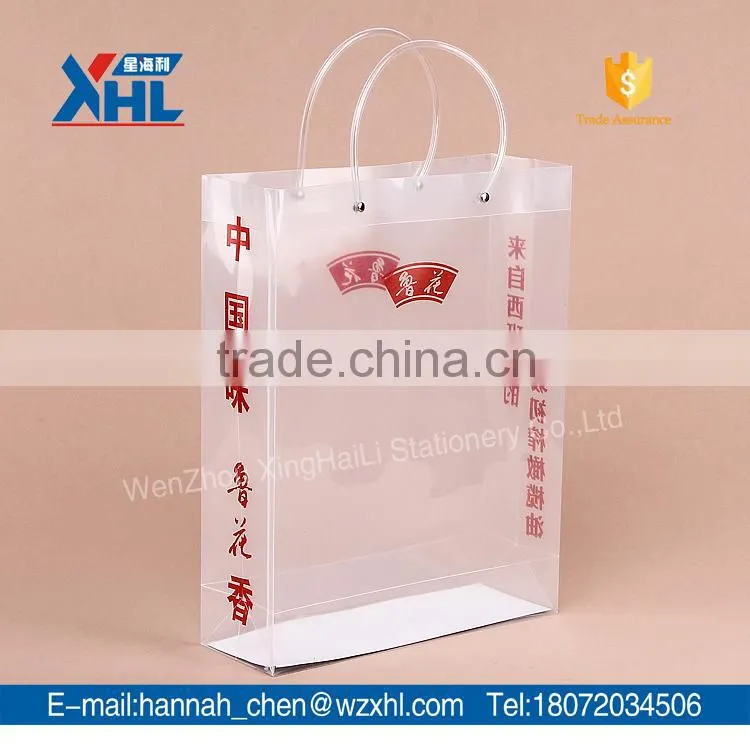 Clear PP material package bag with print
