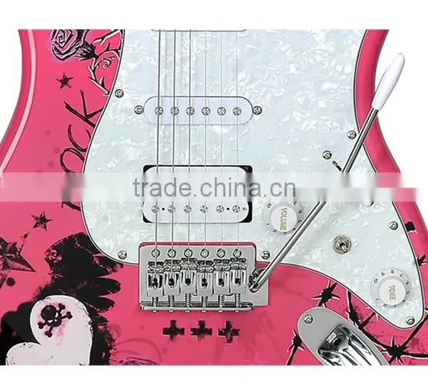 Professional Pink Electric Guitar in good Price