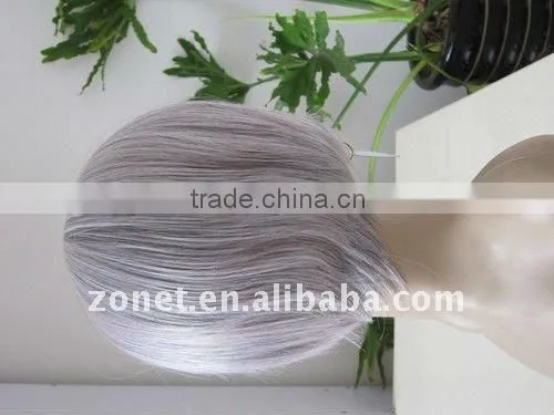 Fashion Cosplay silver gray Wig