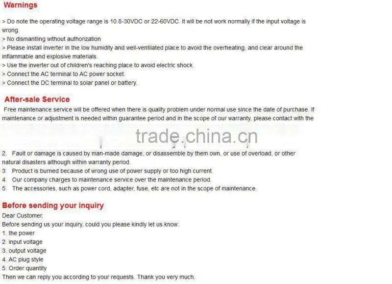 12V 220V ac to dc 500W modified sine wave inverter power home inverter with UPS