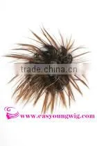 Synthetic Big Bun hair scrunchies, wigs hair accessories, elastic hair curly bun