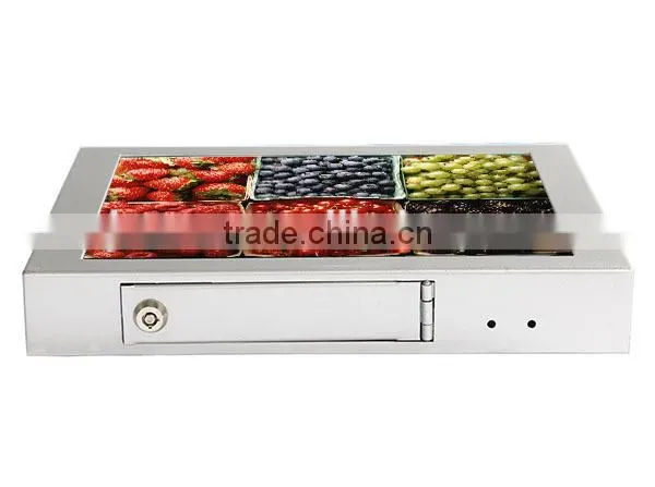 Cheap 12.1inch digital picture frame video player support alarm auto copy for gifts