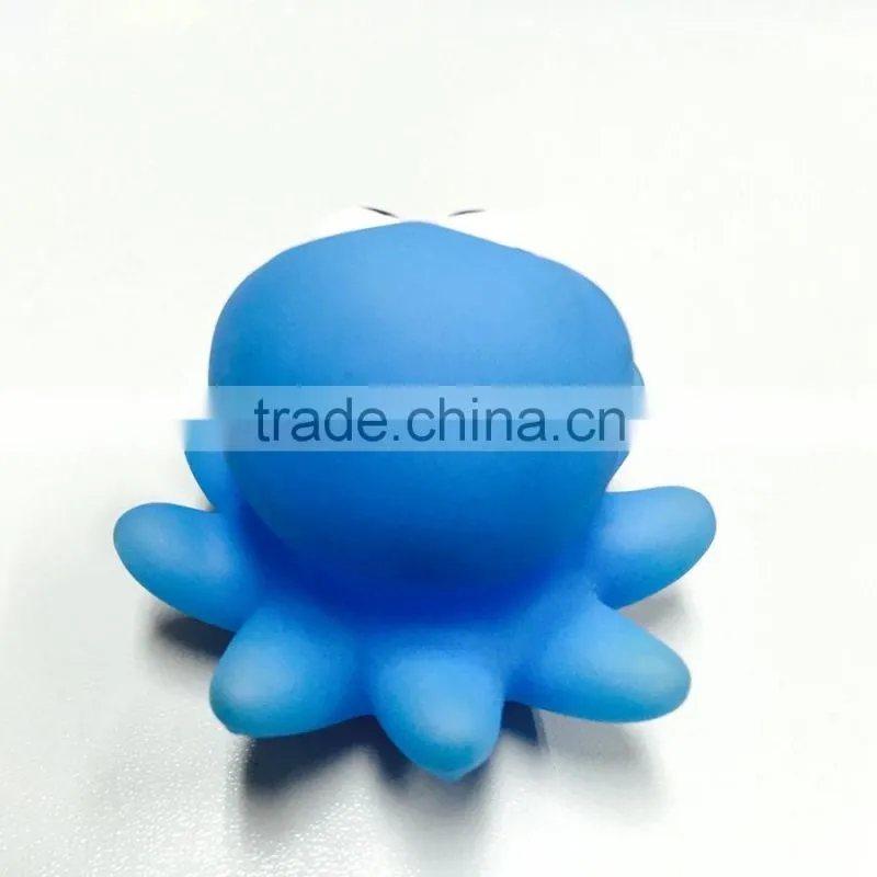 Rubber Octopus Bath Toy,Plastic Sea Animal Toy