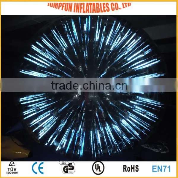 inflatable glowing zorb ball for sale