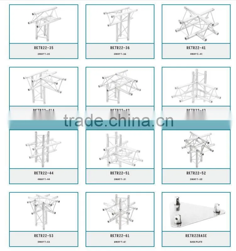 steel and aluminium truss for concert and exhibition stage
