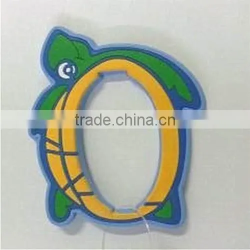 customized animal shaped rubber keychain